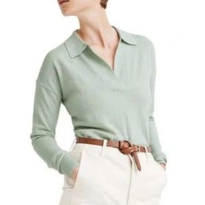 Madewell Cropped Polo Sweater